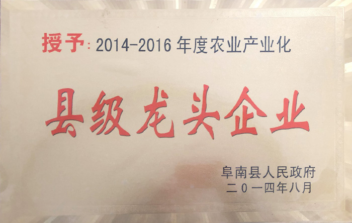 縣級龍頭企業(yè)